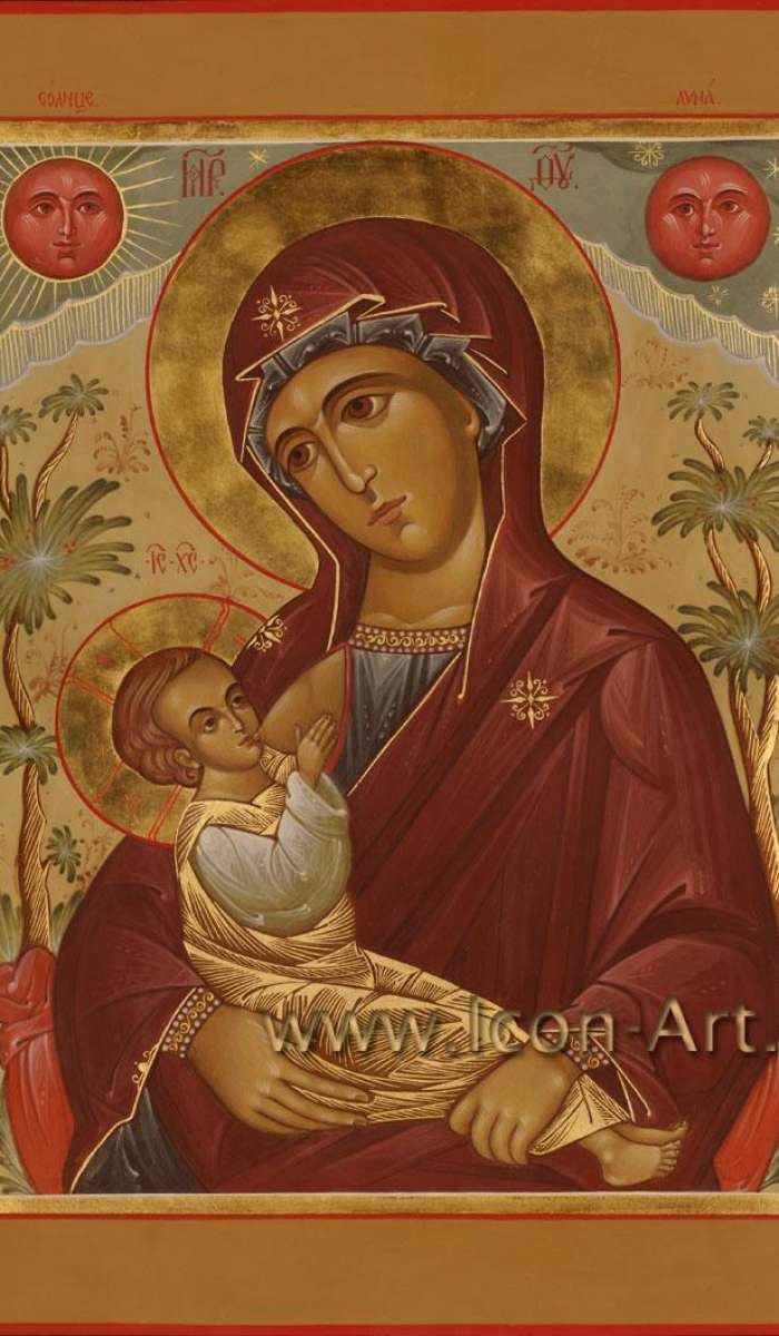 Фото: Образ Пресвятой Богородицы Млекопитательница