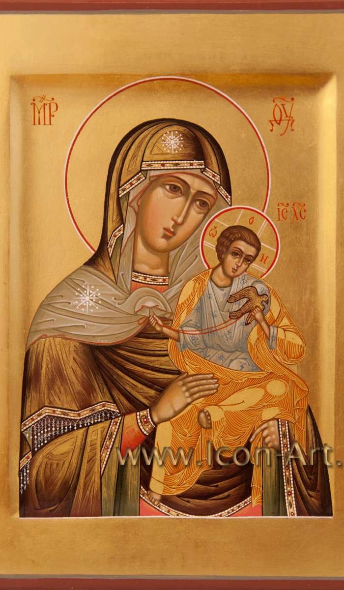 Фото: Икона Пресвятой Богородицы «Голубицкая» 