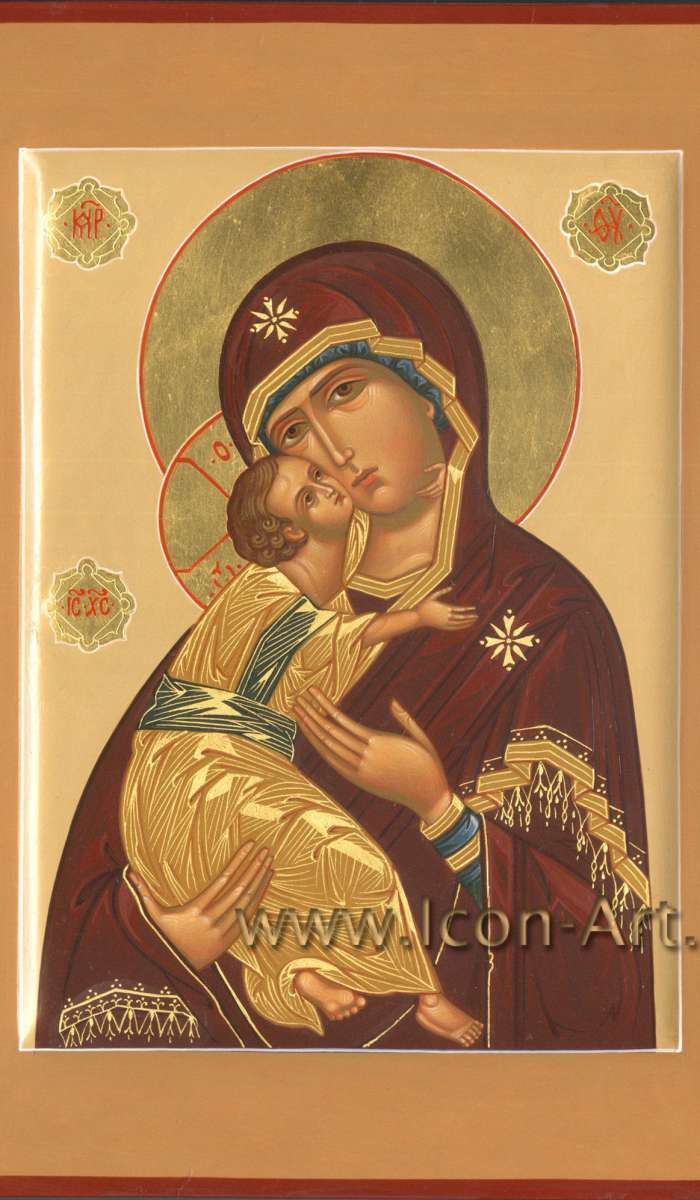 Фото: Икона Пресвятой Богородицы «Владимирская».