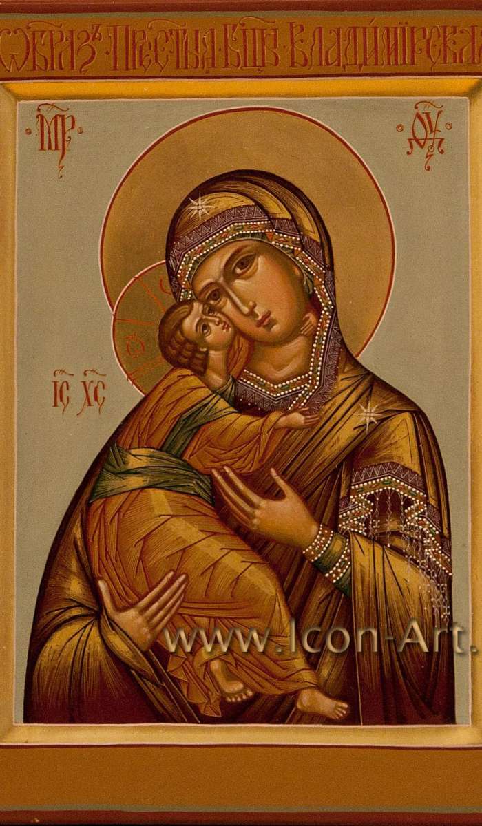 Фото: Икона Пресвятой Богородицы «Владимирская»