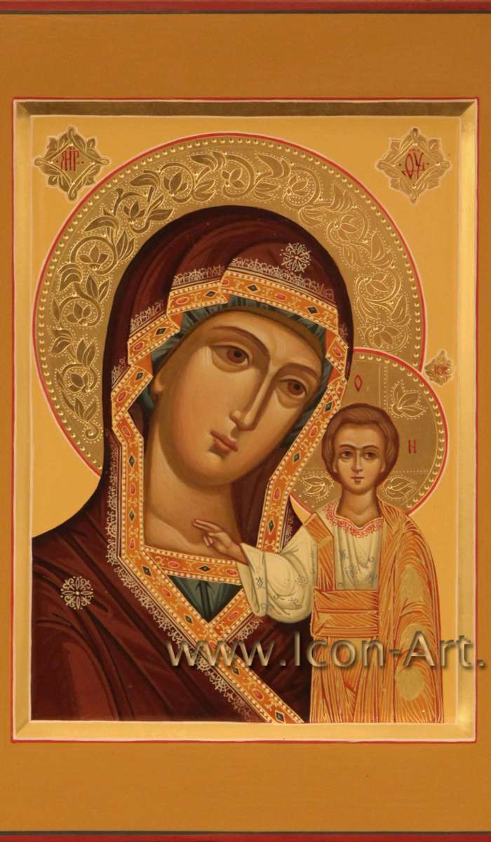 Фото: Иисус Христос Господь Вседержитель и образ Пресвятой Богородицы «Казанская» 