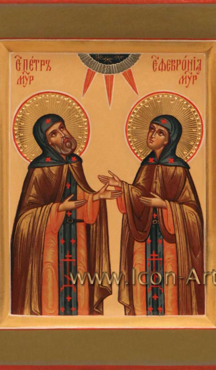 Фото: Святые преподобные Петр и Феврония Муроские