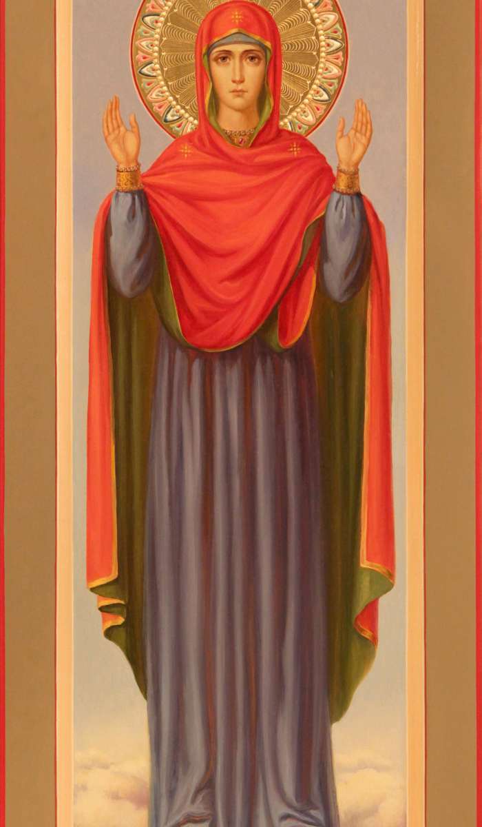 Фото: Образ Пресвятой Богородицы «Нерушимая стена»