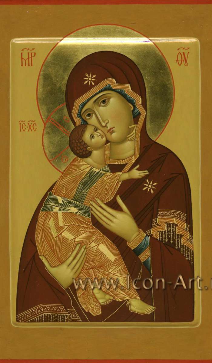 Фото: Икона Пресвятой Богородицы «Владимирская».