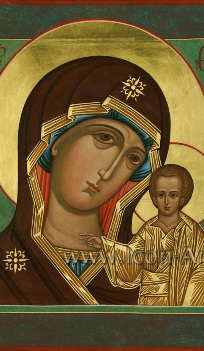 Фото: Икона Пресвятой Богородицы «Казанская».