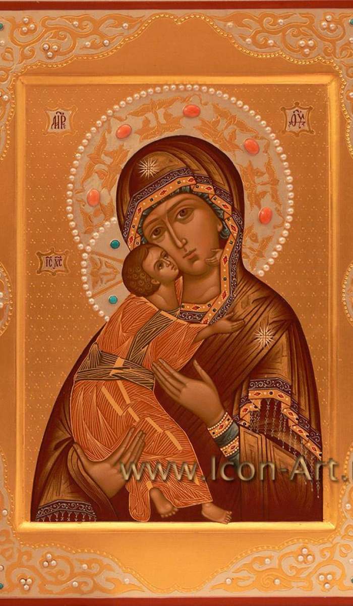 Фото: Икона Пресвятой Богородицы «Владимирская»