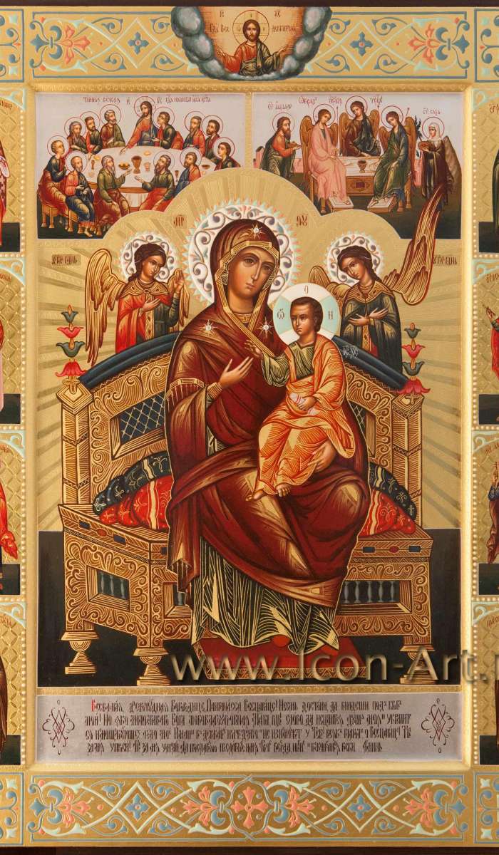 Фото: Пресвятая Богородица «Всецарица» с избранными святыми
