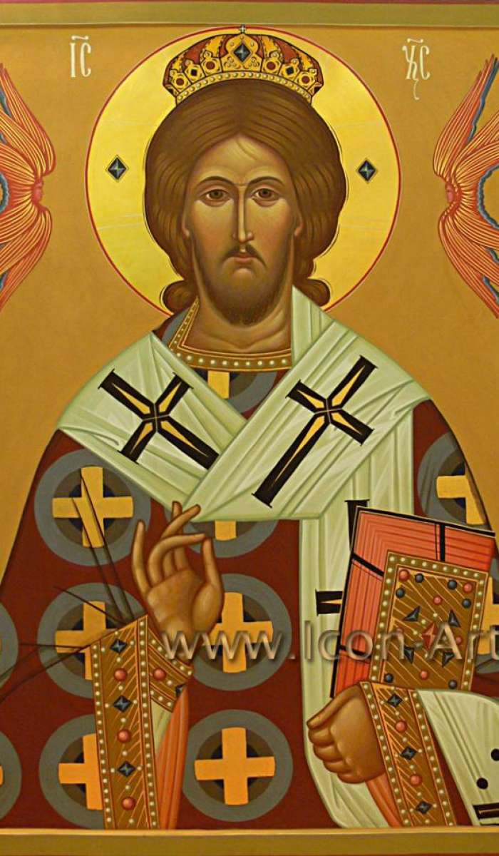 Фото: Икона «Господь Вседержитель» из Деисусного Чина.