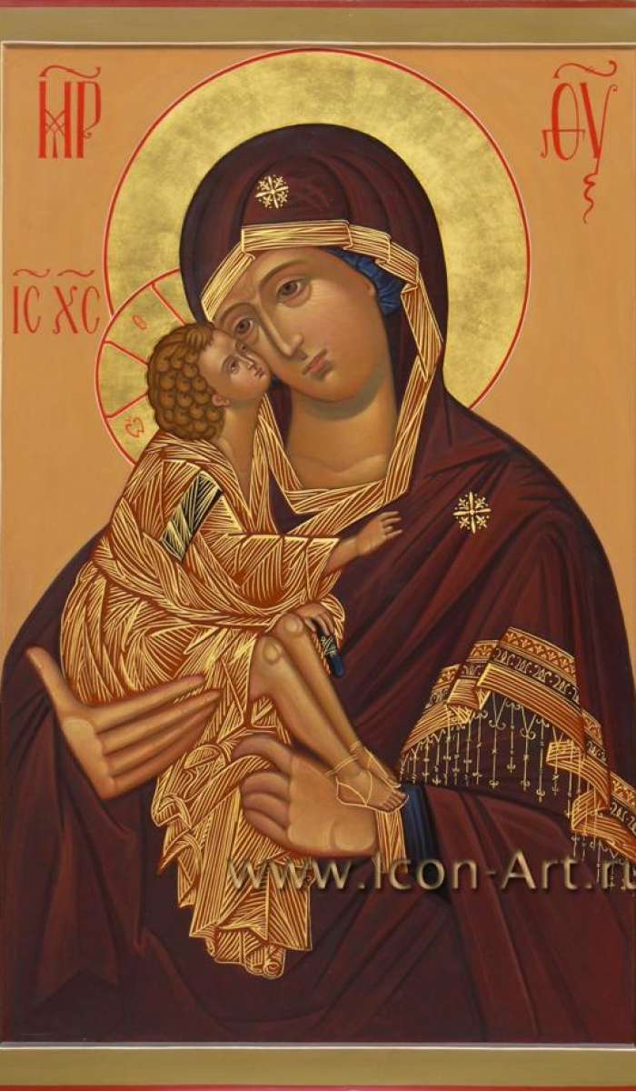 Фото: Икона Пресвятой Богородицы «Донская» из местного ряда