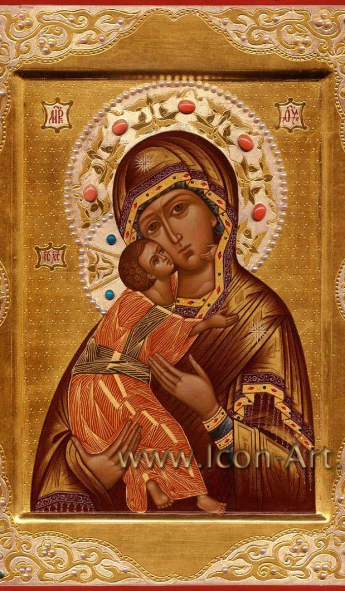 Фото: Икона Пресвятой Богородицы «Владимирская»