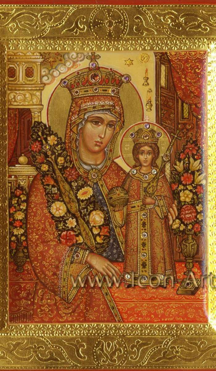 Фото: Икона Пресвятой Богородицы «Неувядаемый Цвет»