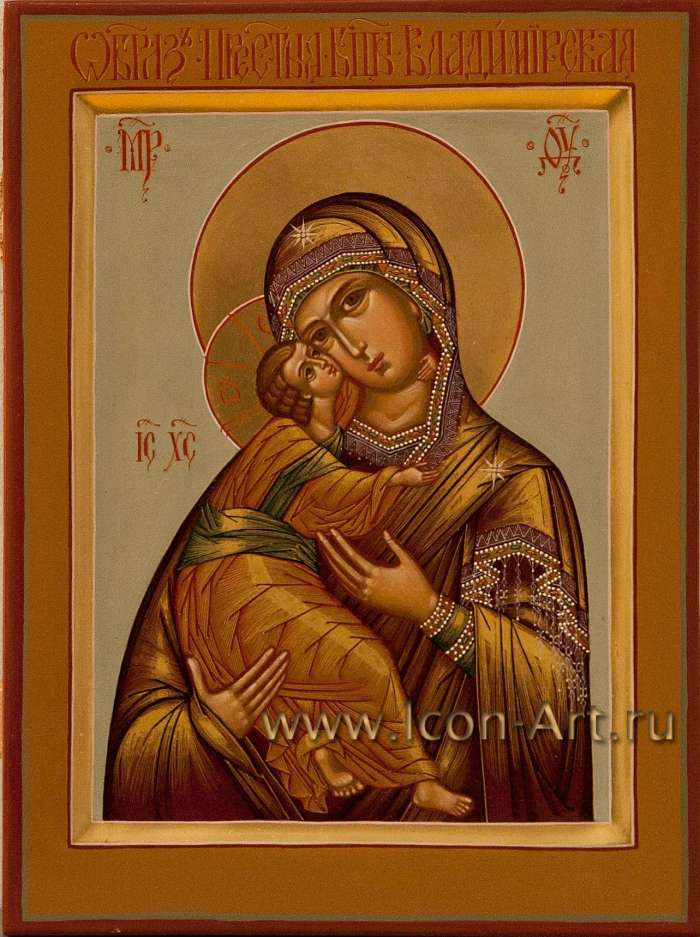 Фото: Икона Пресвятой Богородицы «Владимирская»
