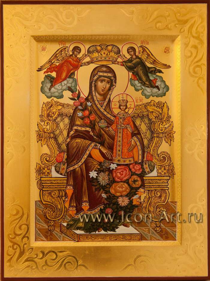 Фото: Икона Пресвятой Богородицы «Неувядаемый Цвет»