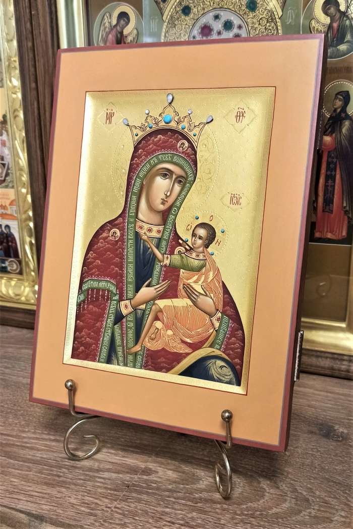 Фото: Икона Пресвятой Богородицы «О Всепетая Мати»