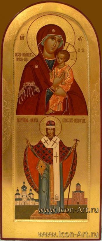 Святой свт. Никита епископ Новгородский и образ Пресвятой Богородицы «Пименовская»