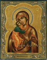 Икона Пресвятой Богородицы «Феодоровская». После реставрации