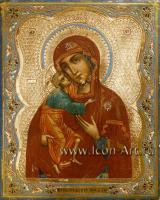 Икона Пресвятой Богородицы «Феодоровская». Да реставрации