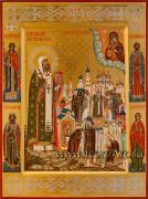 Икона «Святой Макарий Митрополит Московский с житием»