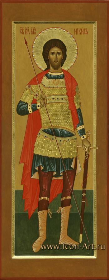 Мерная икона. Святой великомученик Никита Готфский, Константинопольский
