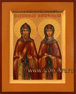 Икона Святые Пётр и Феврония Муромские