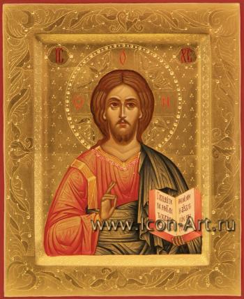 Иисус Христос Господь Вседержитель и Икона пресвятой Богородицы «Владимирская»