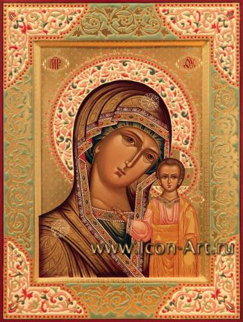 Икона Господа Вседержителя и Икона Пресвятой Богородицы «Казанская»  