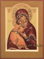Икона Господа Вседержителя и Икона Пресвятой Богородицы «Владимирская» 