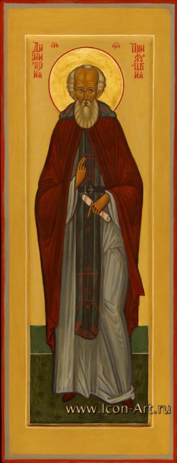 Мерная икона. Святой игумен Димитрий Прилуцкий, Вологодский