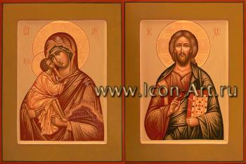 Венчальная пара с иконой Божией Матери «Донская»