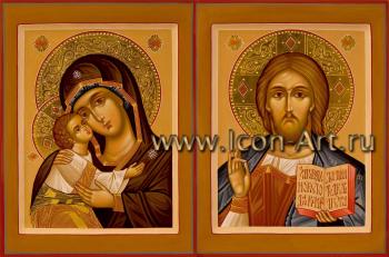 Венчальная пара с иконой Божией Матери «Игоревская»