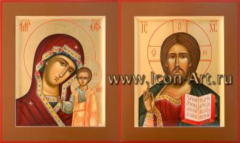 Венчальная пара с иконой Божией Матери «Казанская»