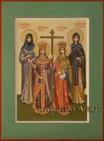 Семейная икона «Сбор святых Елен»: 
