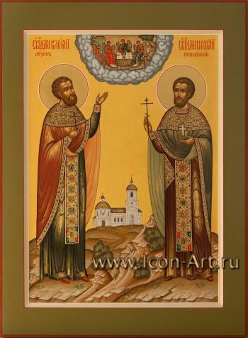 Святые священномученики Василий Лузин и Николай Приклонский 