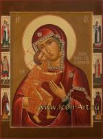 Пресвятая Богородица «Феодоровская» с избранными святыми