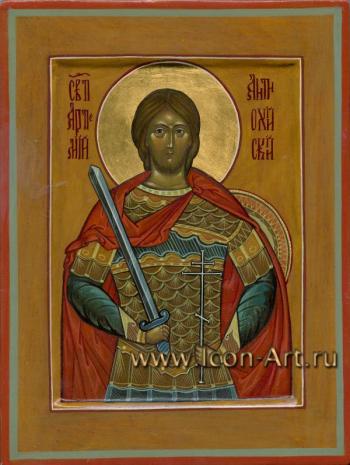 Именная икона. Святой военачальник вмч. Артемий Антиохийский