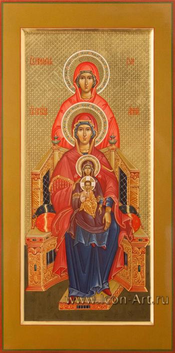 Святая праматерь Ева, святая праведная Анна и Пресвятая Богородица с Младенцем 