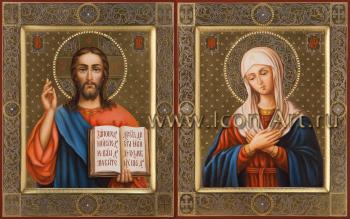 Венчальная пара с иконой Богородицы «Серафимо-Дивеевская»