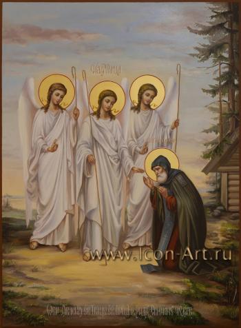 Явление Святой Троицы святому преподобному Александру Свирскому