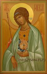 Икона «святой Архангел Гавриил» из Деисусного Чина.