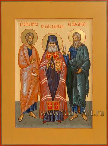 Избранные святые: апостол Петр, свт. Лука Крымский, ап. Андрей 