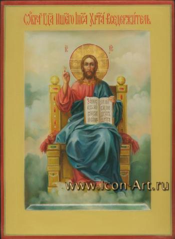 Иисус Христос Господь Вседержитель на престоле.