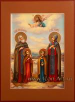 Святые Ксенофонт и Мария и дети их Аркадий и Иоанн
