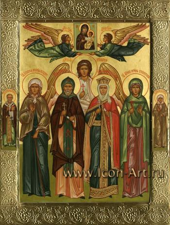 Семейная икона с избранными святыми