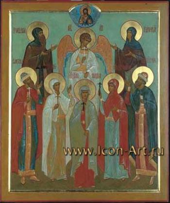 Семейная икона со святым блгв. князем Олегом Брянским