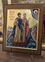 Икона святых Петра и Февронии Муромских