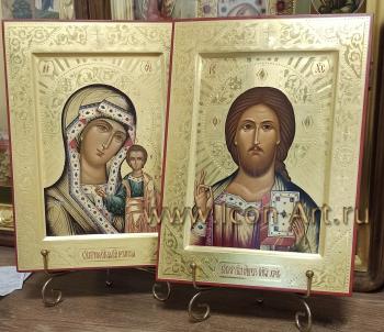 Венчальные иконы Пресвятая Богородицы Казанская и Господь Вседержитель