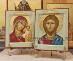 Венчальные иконы Владимирская Икона Пресвятой Богородицы и Господь Вседержитель