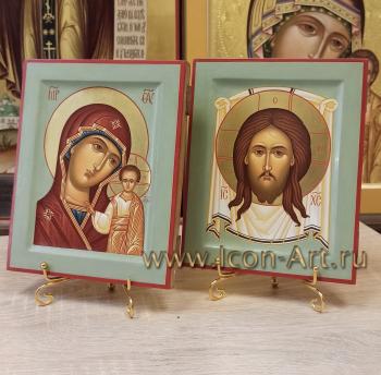 Венчальные иконы Пресвятая Богородицы Казанская и Нерукотворный образ Иисуса Христа