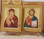 Венчальные иконы Пресвятая Богородица Федоровская и Господь Вседержитель