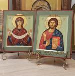 Венчальные иконы Покров Пресвятой Богородицы и Господь Вседержитель